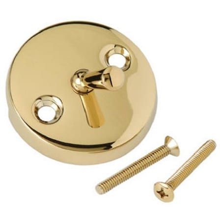 Brasscraft Plumb Shop Div Brasscraft 341222 Master Plumber Polished Brass Overflow Face Plate 341222